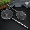 thumbnail image 3 of AMLESO Strainer Skimmer Ladle Stainless Steel Metal Frying Basket With Handle 14cm, 3 of 3