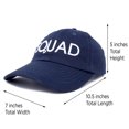 thumbnail image 3 of DALIX Bride Squad Baseball Cap Bridal Shower Bachelorette Dad Hat Navy Blue, 3 of 5