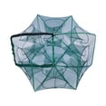 thumbnail image 2 of Folding Crawfish Trap, 12 Holes Foldable Design With Mesh Construction, For Fishing Enthusiasts In Freshwater Saltwater Lakes Rivers Ponds -, 2 of 9