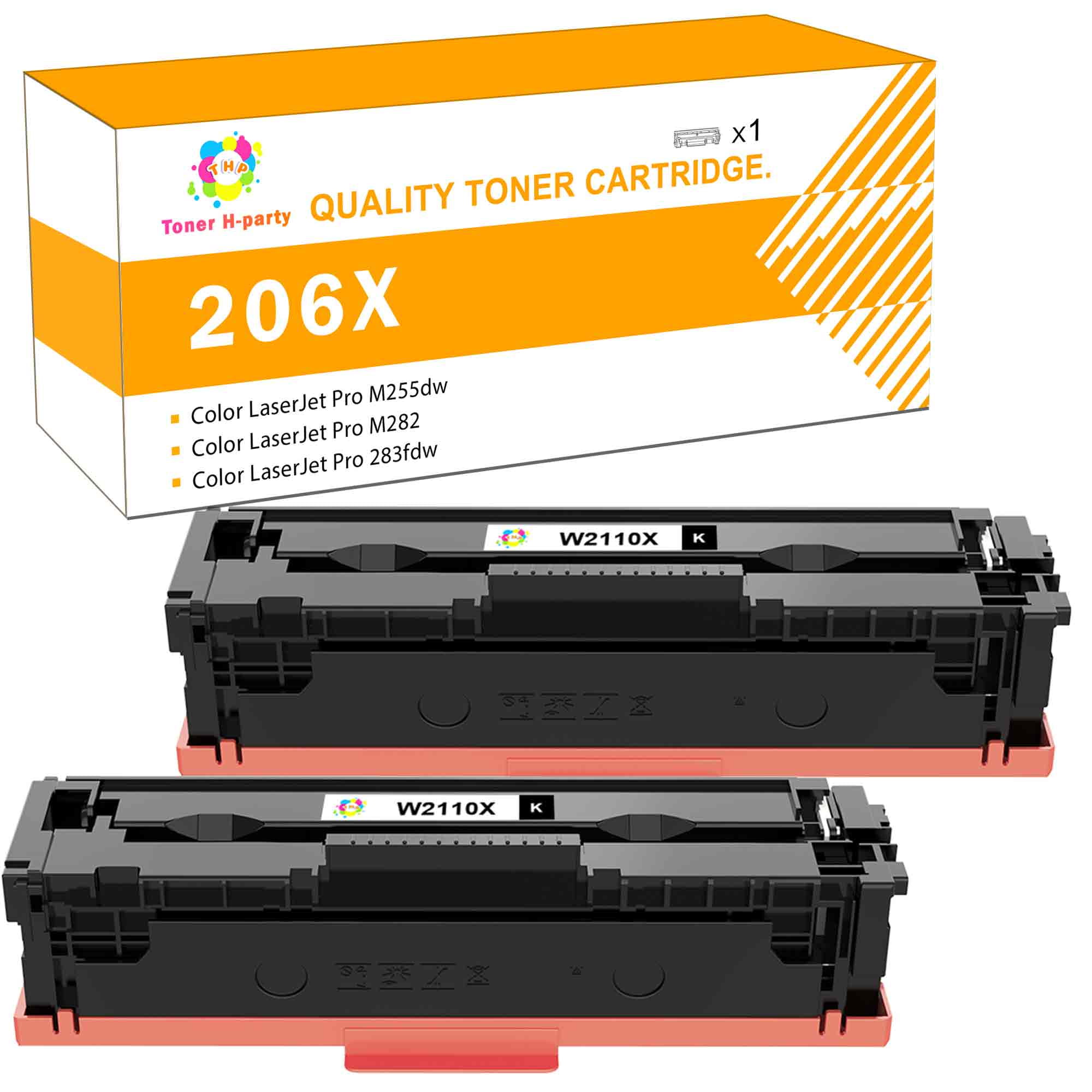 Toner HParty Compatible Toner Without Chip for HP 206X W2110X for HP