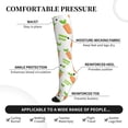 thumbnail image 3 of Bixox Vegan Fruit Carrot Print Compression Socks,Compression Socks Women & Men Circulation for Medical,Running,Athletic, 3 of 7