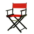 thumbnail image 1 of Casual Home Chaise de Réalisateur 18 Pouces" Cadre Noir avec Toile Rouge, 1 of 5
