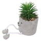 thumbnail image 3 of Planta suculenta falsa, detalla vívidos color duradero piernas colgantes plantas artificiales en macetas, 3 of 7