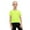 Fluorescent Green, variant on GYRATEDREAM Kid Girls Athletic Tops Open Tie Back Short Sleeves Workout Running Tennis Sports Shirts 5-12Years