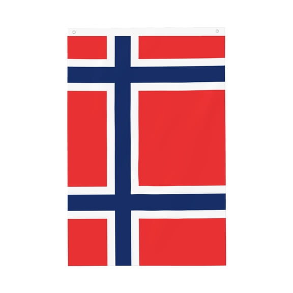 Double Sided House Flag Norway Flag Garden Flag For Outside Room House Yard Indoor (2x3ft)