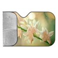 thumbnail image 4 of Awypu Windscreen Sun Visor - Tuberose Flower, Universal Size, Heat and UV Protection 51.18*27.59 in, 4 of 7