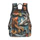 thumbnail image 1 of Fotbe Colorful Koi Fish Art Mochila Ligera para Hombres y Mujeres - Duradera y Resistente al Agua, Ideal para Escuela, Trabajo, Viajes y Uso Diario, 1 of 7