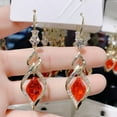thumbnail image 4 of Limei Trendy Dangle Earrings Geometric Prom Accessory Elegant, 4 of 7