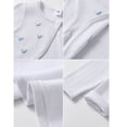 thumbnail image 5 of Girls Cardigan Sweater School Uniforms Toddler Long Sleeve Button Knit Solid Sweaters Tops White 7-8 Years, 5 of 6