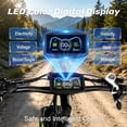 thumbnail image 4 of 6000W (Peak) Dual Motor Bike for Adults, 60V 25AH Battery, 45MPH & 100 Miles Range,21-Speed Full Suspension, 26" x 4.0" Fat Tire Off-Road Bike for All Terrain Snow Sand, 4 of 9