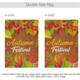 thumbnail image 3 of SKYSONIC Garden Flag Autumn Festival with Fallen Leaves Double-Sided Printed House Sports Flag 28x40 in Polyester Decorative Flags for Courtyard Garden Flowerpot, 3 of 6
