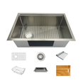 thumbnail image 1 of Stainless Steel undermount Kitchen Sink workstation - 30 inch single bowl with accessories, 1 of 4