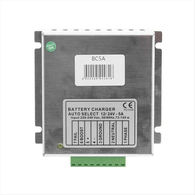 BC5A 12V/24V Generador Módulo de Cargador de Batería Inteligente Automático Cargadores Flotantes Diseño de Circuito Adaptador Piezas del Generador