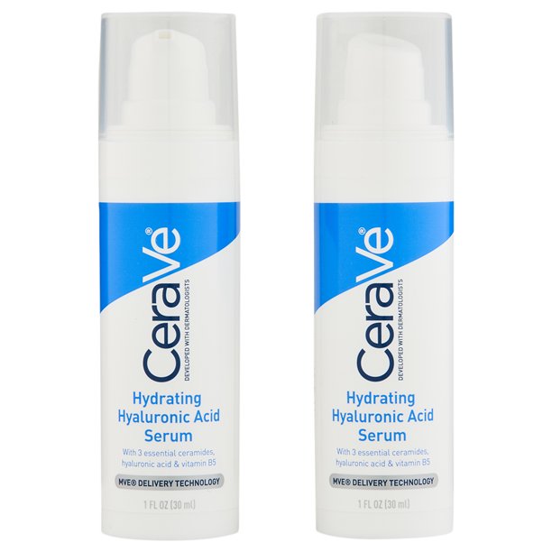 CeraVe Hydrating Hyaluronic Acid Serum 2 Ct 1 oz