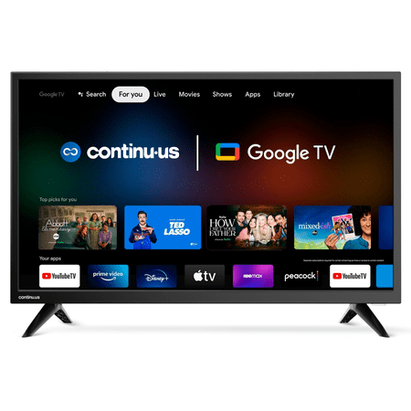 CONTINU.US 40-inch Smart 12 Volt TV | 1080p Android Google 12V Television with Google Assistant, Chromecast & Free Streaming Apps | Smart TV for RVs, Campers, Boats and more | CT-40TS10