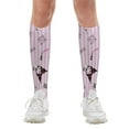 thumbnail image 7 of Kuromi And My Melody Compression Socks For Women And Men Support Knee High Socks For Running Hiking Athletic Nursing, 7 of 7