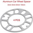 thumbnail image 4 of Wheel Hub Gaskets Aluminum Wheel Spacer Plates 4PCS 3/5/8/10mm Fits 4x100/4x114.3/5x100/5x108/5x114.3/5x120, 4 of 5