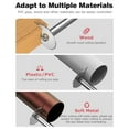 thumbnail image 6 of Inside Pipe Cutter, 1/4 Inch Hex PVC Plumbing Cutter Internal Plastic Set (32mm x3, 44mm x1), 6 of 6