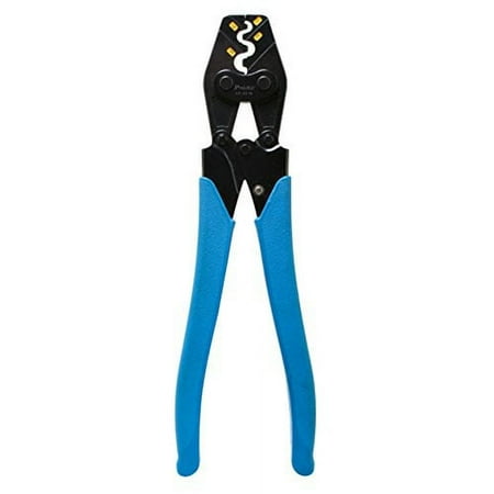 UPC: 4710810408120 | Eclipse Tools CP-351B Pro sKit Non-Insulated Terminal Crimper 8-2 AWG
