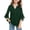 1-Green201, variant on WOYY Girls Loose Fit Glitter Mesh Blouse Petal Sleeves V Neck Shirt Tunic Top, Sizes 3-14