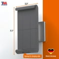 thumbnail image 2 of Soporte de pared duradero para tablet, plateado y gris antracita, 2 of 7