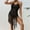 Black, variant on Women Halters Swimsuit Cover up Dress with Tassel Crochet Hollow out Fashion Beachwear Bikini Swimwear Summer Bathing Beach Activity Casual Sleeveless Coverups
