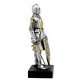 thumbnail image 2 of Ebros Medieval Swordsman Knight Of Heraldry Figurine 8.75"Tall Suit of Armor Statue Decor, 2 of 5
