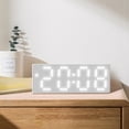 thumbnail image 4 of Réveils Numériques Led 3 Niveaux de Luminosité Affichage Heure/température/date Horloge de Table, 4 of 8