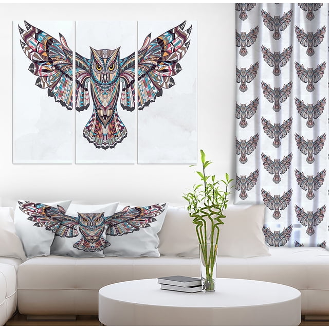 Design Art - Hibou sur la Grunge