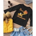 thumbnail image 5 of I'm Digging Thanksgiving Long Sleeve T-Shirt for Toddler and Kids - Fun Turkey Tractor Outfit for Thanksgiving Celebrations, 5 of 7