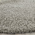 thumbnail image 5 of Safavieh Athens Talia Solid Shag Area Rug, Light Gray, 6'7" x 6'7" Round, 5 of 13