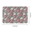thumbnail image 3 of Bingfone Rose Flowers Door Mat 16"x24" Front Entrance Non-Slip Low Profile Washable for Entryway, 3 of 7