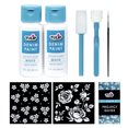 thumbnail image 4 of Tulip DIY Denim Paint Stencil Kit, Permanent Paints, Beginner Friendly Craft Kit, Includes Stencils, Pouncers, Brush Tools and Easy Project Guide, 8 Pieces, 4 of 8