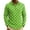 Green, variant on Men's St. Patrick's Day Shamrock Henley Long Sleeve Pullover Casual Top Shirt