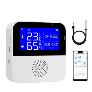 Outdoor Waterproof Bluetooth Temperature Humidity Sensor Wireless  Thermometer hygrometer For Portable Fridge Cooler Bag Box