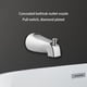 thumbnail image 3 of Advancent Grifo liso de la bañera de la corriente del agua de la aleación para la limpieza y la gestión fáciles y la amplia gama Accesorios de baño negro, 3 of 6