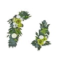 thumbnail image 4 of 2 piezas de decoración de flores para arco de boda Strade Fareast Limited adorno rústico Verde, 4 of 8