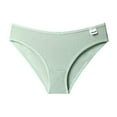 thumbnail image 3 of Sngxgn Womens Underwear Cotton Panties Lace Soft Hipster Panty Ladies Stretch Full Briefs(Green,XXL), 3 of 5