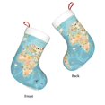 thumbnail image 3 of Honeii World Map With Animals 1 for Christmas Stocking,Large Xmas Stocking,Holiday and Family Stocking for Fireplace Christmas Holiday Party Decoration, 3 of 7