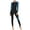Blue, variant on Women's Full Body Swimsuit Rash Guard One Piece Long Sleeve Long Leg Swimwear Purple L(L)