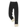 thumbnail image 3 of Toddler Girls Cotton Lined Leggings Thick Elastic Thermal Pants Footless Velvet Tights Winter Warm Pant Trouser for Toddler Kids Boys Girls, 3 of 8