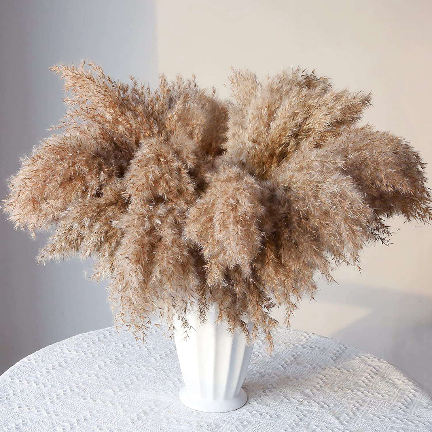 30 Natural Black Pampas Grass Stems 17 Inch Dried Fluffy Small Flowers For  Home And Wedding Pampas Grass Decor From Gabrielcoo, $16.27