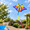 Yellow + spool, variant on 78.7-inch Giant Adult Beach Manta Ray Kite Easy To Fly | Features A 110-inch Tail And 980-foot Line (reel Included) For Leisure F