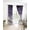 Purple, variant on Purple Wave Blackout Curtains 39 Inches Long,Thermal Insualted Grommet Curtains & Drapes,Coastal Ombre Ocean Grey Stripes Beach Sand Room Darking Curtains for Living Room 2 Panels 27.5"W x39"L