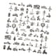 thumbnail image 5 of 70 piezas de colgantes de con forma de vehículo para elaborar Schumuck para pendientes de collar de, 5 of 8