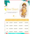thumbnail image 2 of Usaibhir Baby Girls Swimsuit Toddler Ruffled Bikini One-Piece Swimwear Baby Girl Bathing Suits Kids Swimming Bathing Beachwear 12M-4Y, 2 of 10