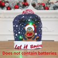 thumbnail image 4 of Gorro navideño de punto para niño y adulto, gorro de Papá Noel con luz LED, regalo para fiesta de año nuevo, decoración navideña, 2024, 4 of 5