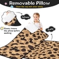 thumbnail image 3 of Beige and Black Leopard Pattern Toddler Nap Mats for Kids Preschool,Sleeping Mat Bag or Kids,Toddler Sleeping Bag,Toddler Nap Mat or Daycare, 3 of 6