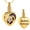 Gold/Purple, variant on Heart Urn Locket Cremation Jewelry for Ashes Holder Dolphin Memory Necklace Sea Waves Ash Urn Necklace Memorial Jewelry