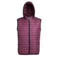 thumbnail image 1 of 2786 - Chaleco con capucha y cremallera modelo Honeycomb para hombre (Morera) 2786 UTRW5261_mulberry, 1 of 1